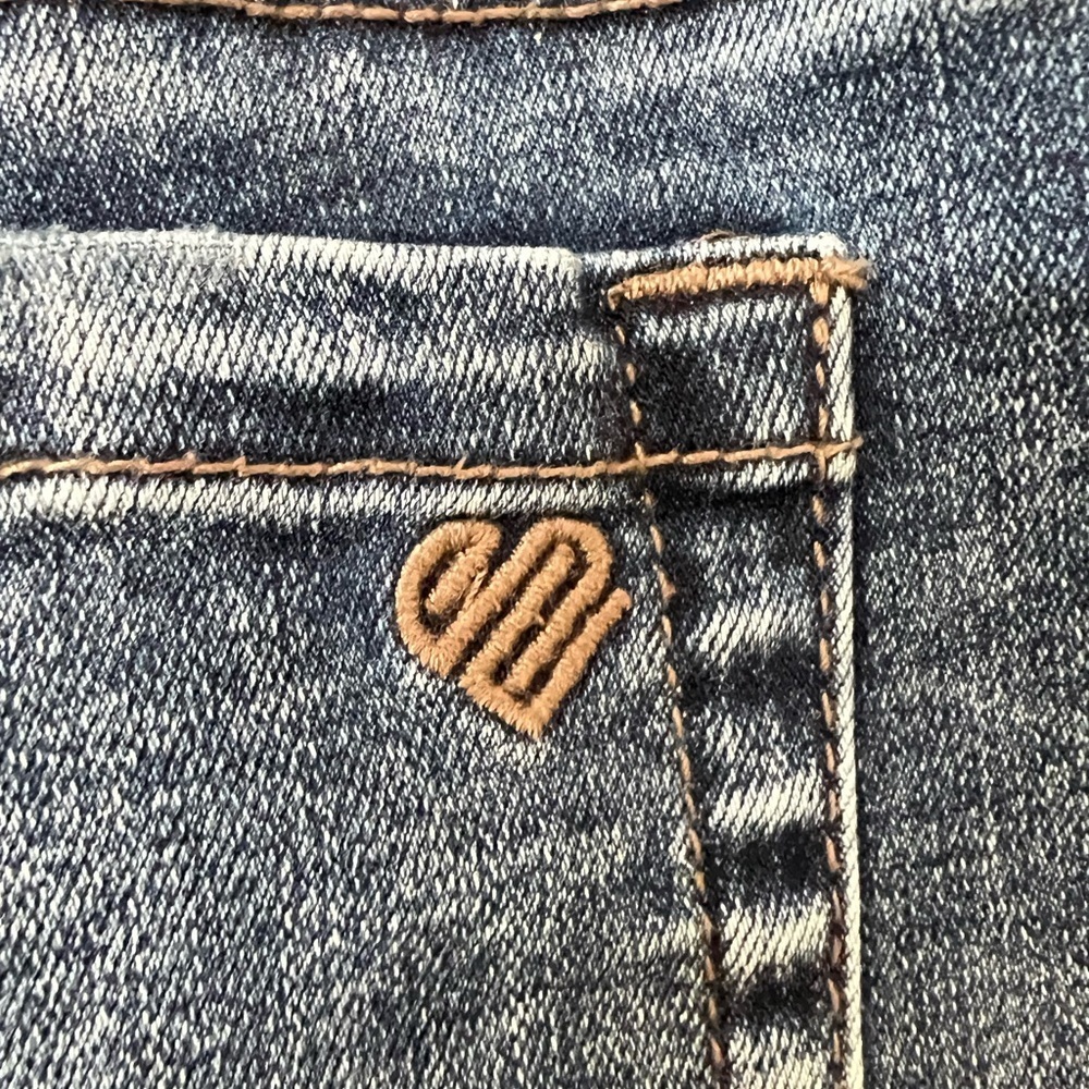JUSTICE HIGH RISE LADYS JEANS WAIST SIZE 34” INCHES. INSEAM 27 1/2” INCH☑️ - Picture 15 of 15